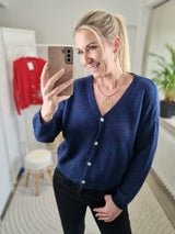 Strickjacke "soft touch" langarm