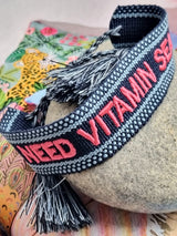 Stoffarmband "Vitamin Sea"