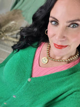 Strickjacke "soft touch" langarm