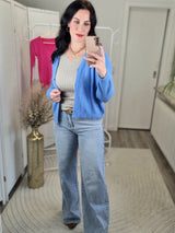 Strickjacke "soft touch" langarm