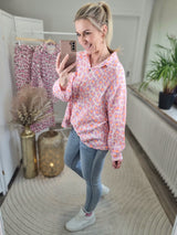 Musselinbluse "Pinki-Leo"