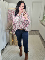 Musselinbluse "Pinki-Leo"