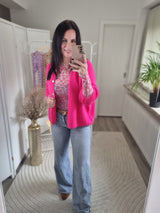 Strickjacke "soft touch" kurzarm