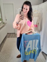 Strickpullover „Smiley it`s good"