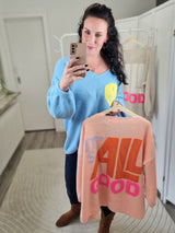 Strickpullover „Smiley it`s good"