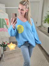 Strickpullover „Smiley it`s good"