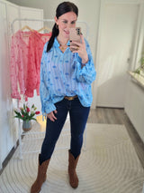 Bluse "Sunshine" Schleifen