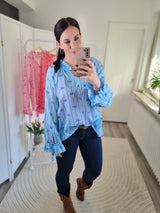 Bluse "Sunshine" Schleifen