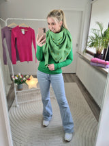 Musselintuch „all over Smiley“