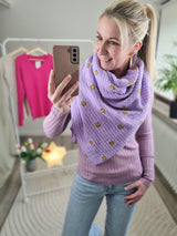 Musselintuch „all over Smiley“