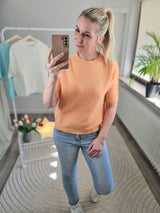 Feinstrickpullover "soft touch" kurzarm