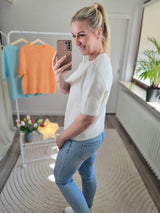 Feinstrickpullover "soft touch" kurzarm