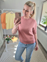 Feinstrickpullover "soft touch" kurzarm