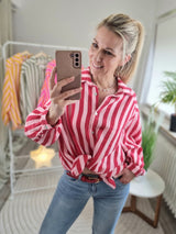 Musselinbluse "Colour Blocking"