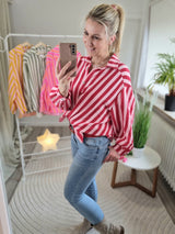 Musselinbluse "Colour Blocking"