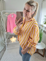 Musselinbluse "Colour Blocking"