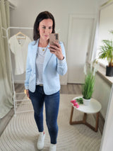 Blazer "Kinnie Hellblau" von Kaffe