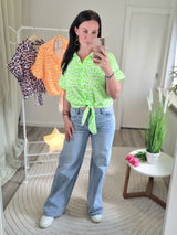 Musselinbluse "Madagaskar" Leo