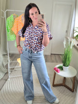 Musselinbluse "Madagaskar" Leo