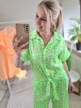 Musselinbluse "Madagaskar" Leo