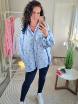 Musselinbluse "Schleifen"