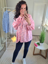 Musselinbluse "Schleifen"