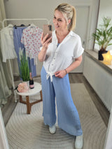 Musselinbluse "Madagaskar" Uni