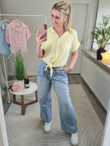 Musselinbluse "Madagaskar" Uni