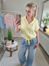 Musselinbluse "Madagaskar" Uni