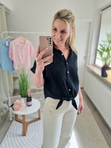 Musselinbluse "Madagaskar" Uni