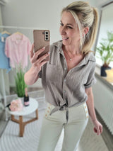 Musselinbluse "Madagaskar" Uni