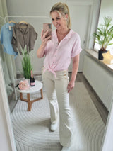 Musselinbluse "Madagaskar" Uni