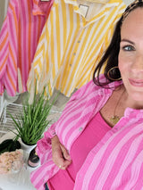 Musselinbluse "Colour Blocking"