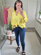 Musselinbluse "Colour Blocking"