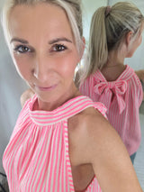 Musselintop "Capri" strip