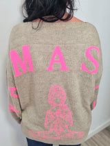 Strickpullover "Namaste"