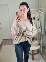 Strickpullover "Namaste"