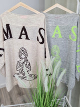 Strickpullover "Namaste"