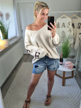 Strickpullover "Namaste"