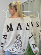 Strickpullover "Namaste"