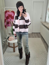 Strickjacke „Montana“ Streifen