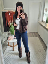 Strickjacke "soft touch" langarm