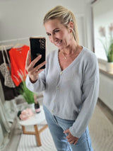 Strickjacke "soft touch" langarm