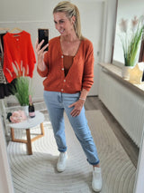 Strickjacke "soft touch" langarm