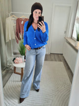 Strickjacke "soft touch" langarm