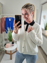 Strickjacke "soft touch" langarm