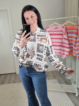 Bluse "Wild & Free"