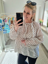 Bluse "Sweet Dots"