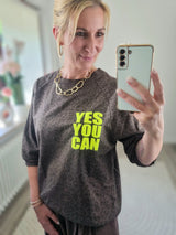 Sweater "Yes you can"
