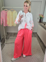 Bluse "Neon Bloom"